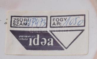 Idea retro kerámia kávés / teás készlet hat személyes, tartóval jelzett