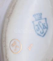 Karlovy-Vary porcelán kúrapohár pár, m: 14 cm