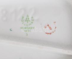 Hollóházi népviseletes fiú és lány. Jelzett, m: 29-30 cm