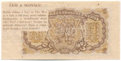 Csehszlovákia 1953. 1K propaganda szöveggel T:AU hullámos papír
Czechoslovakia 1953. 1 Koruna with ...
