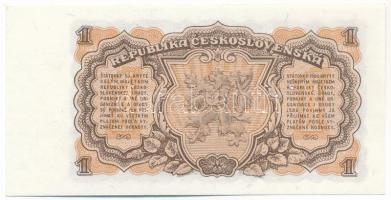 Csehszlovákia 1953. 1K három lyukkal perforált minta "BV 193525" T:UNC
Czechoslovakia 195...