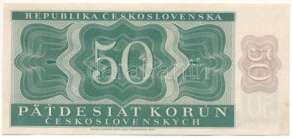 Csehszlovákia 1950. 50K T:F szép papír
Czechoslovakia 1950. 50 Korun C:F fine paper 
Krause P#71a