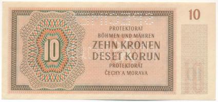 Német Harmadik Birodalom / Cseh-Morva Protektorátus 1942. 10K "S. 46 N 399747", "SPEC...