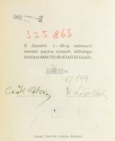 Lázár Béla: Az Ernst-Múzeum művész könyvei I-VII. köt. [Egy kötetbe kötve.]

I. köt.: Csók István....