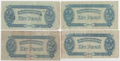 1944. 1P-100P "A Vöröshadsereg Parancsnoksága" (8xklf) T:F-VG