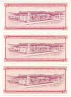 Kuba 1985. 1P "A" deviza tanúsítvány (3x) sorszámkövetők T:XF
Cuba 1985. 1 Peso "A&q...