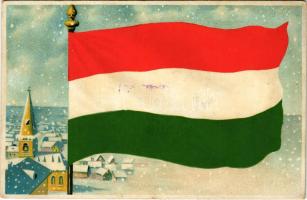 Magyar zászló / Hungarian flag. litho (fl)