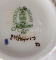 Zsolnay búzavirág mintás váza.Jelzett, m: 16,5 cm