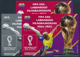 2022 FIFA XXII. Labdarúgó VB Katar 3 db-os emlékív garnitúra azonos No. 00021