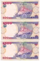 Nigéria 2021. 500N (3x) sorszámkövetők T:UNC
Nigeria 2021. 500 Naira (3x) consecutive serials C:UNC...