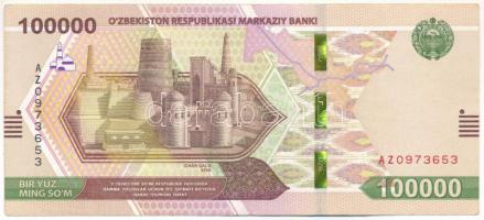 Üzbegisztán 2021. 100.000S T:F kis szakadás
Uzbekistan 2021. 100.000 So'm C:F small tear