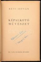 Réti István: Képalkotó művészet. Bp.,1944, Vajna és Bokor, (Globus-ny.) Későbbi pótolt félvászon-kötés, belső kötéstáblán Ex libris Dr. Megyeri Géza, előzéklapon apró szakadással, címlapon névbejegyzéssel.