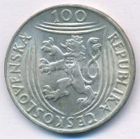 Csehszlovákia 1951. 100K Ag "Klement Gottwald" T:AU Czechoslovakia 1951. 100 Korun Ag &quo...