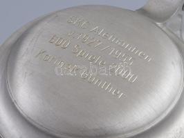 Schrobenhausen porcelán sörös korsó ón fedéllel 20 cm