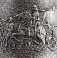 Német ón sörös kupa 15 cm