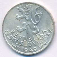 Csehszlovákia 1949. 100K Ag "Iglói bányászat 700. évfordulója" T:AU patina
Czechoslovakia...