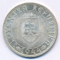 Szlovákia 1944. 10K Ag "Templom kereszttel - Pribina gróf" T:AU Slovakia 1944. 10 Korun Ag...