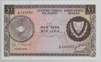 Ciprus 1978.05.01. 1P "L/93 141952" T:UNC,AU Cyprus 1st of May 1978. 1 Pound "L/93 141952" C:UNC,AU Krause 43.c