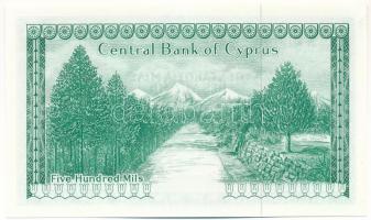 Ciprus 1979.09.01. 500m "N/51 209130" T:UNC,AU
Cyprus 1st of September 1979. 500 Mils &qu...