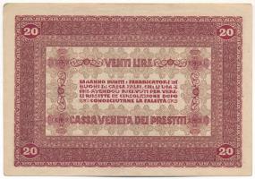 Olaszország / Velence / Osztrák-magyar megszállás 1918. 20L T:F szép papír
Italy / Venice / Austro-...