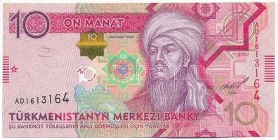 Türkmenisztán 2012. 10M T:F  Turkmenistan 2012. 10 Manat C:F Krause P#31a