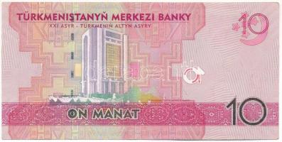 Türkmenisztán 2012. 10M T:F 
Turkmenistan 2012. 10 Manat C:F
Krause P#31a