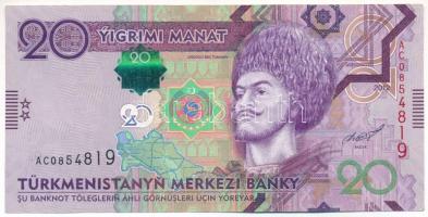 Türkmenisztán 2012. 20M T:F szép papír Turkmenistan 2012. 20 Manat C:F fine paper Krause P#32