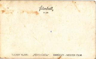 Tolnay Klári "Férfihűség" Daróczy-Mester Film (non PC) (EB)