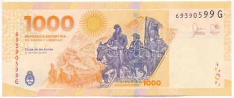 Argentína DN (2023-2024) 1000P T:F szép papír
Argentina ND (2023-2024) 1000 Pesos C:F fine paper
K...