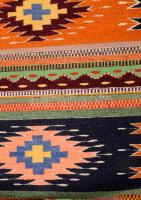 Mexikói Yucatan szőnyeg. Kézzel szőtt, gyapjú 75x140 cm