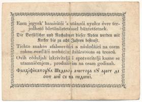 1849. 30kr "Kossuth bankó" T:F Adamo G103