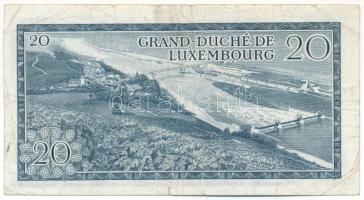 Luxembrug 1966. 20Fr T:F,VG kis szakadás
Luxembourg 1966. 20 Francs C:F,VG small tear
Krause P#54