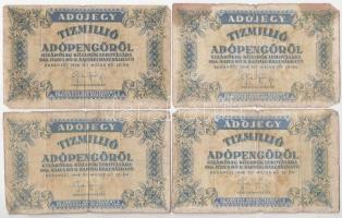 1946. 10.000.000AP (4x) T:VG Adamo P540