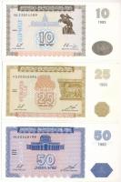 Örményország 1993. 10D + 25D + 50D T:AU,F szép papír Armenia 1993. 10 Dram + 25 Dram + 50 Dram C:AU,F fine paper