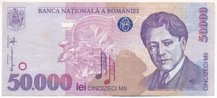 Románia 1996. 50.000L T:F folt Romania 1996. 50.000 Lei C:F spot Krause P#109