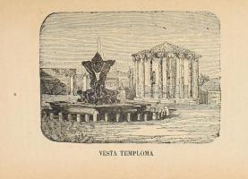 Éltes Károly: Római út a zsinat alkalmából. Gyulafehérvár, 1871., Püspöki Könyvnyomd, 1 (kihajtható ...