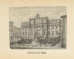 Éltes Károly: Római út a zsinat alkalmából. Gyulafehérvár, 1871., Püspöki Könyvnyomd, 1 (kihajtható ...