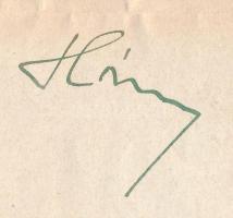 1943 Bp., Hóman Bálint (1885-1951) kultuszminiszter autográf aláírásával ellátott kinevezési okirat