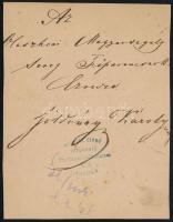 cca 1870 Földvári Földváry Károly (1809-1883) honvédezredes, az olaszországi magyar légió parancsnok...