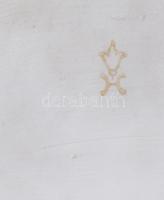 Hertwig - Katzhutte szecessziós szerelmespár figurájával díszített jardiniere. Biszkvit porcelán, je...