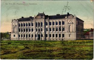 1912 Felsőlövő, Oberschützen; Evangélikus főgimnázium. Kirnbauer Otto kiadása / Lutheran school / Gymnasium (EK)