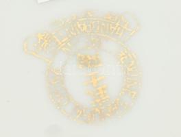 Satsuma 2 darab tálka, jelzett, kézzel festett, d: 11 cm