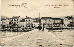 Crikvenica, Cirkvenica; Malo pristaniste / kikötő / Hafenteil / port (EK)