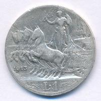 Olaszország 1913R 1L Ag "III. Viktor Emánuel" T:VF 
Italy 1913R 1 Lira Ag "Vittorio ...