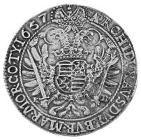 1657K-B Tallér Ag "III. Ferdinánd" Körmöcbánya (28,37g) T:XF,VF körbenyírt(?), fülnyom 
H...