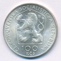 Csehszlovákia 1976. 100K Ag "Janko Kral" T:AU Czechoslovakia 1976. 100 Korun Ag "Deat...