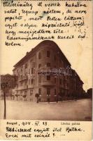 1914 Szeged, Lövész palota. Bartos Lipót kiadása (fl)