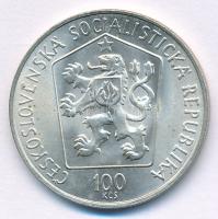 Csehszlovákia 1985. 100K Ag "125 éve született Martin Kukucin" T:AU Czechoslovakia 1985. 1...