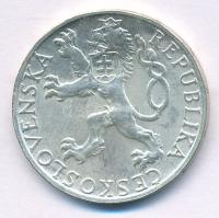 Csehszlovákia 1948. 50K Ag "Prágai felkelés harmadik évfordulója" T:AU Czechoslovakia 1948...