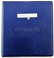 ~1920-1990. 266db-os rendezett csehszlovák, szlovák, cseh és csehmorva érmegyűjtemény kék gyűrűs alb...